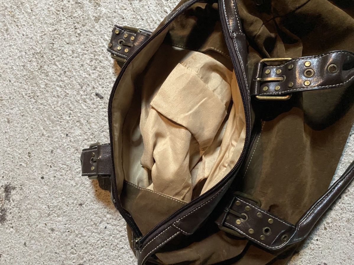 Vintage Vintage suede handbag shoulder bag y2k archive avant garde Size ONE SIZE - 19 Thumbnail