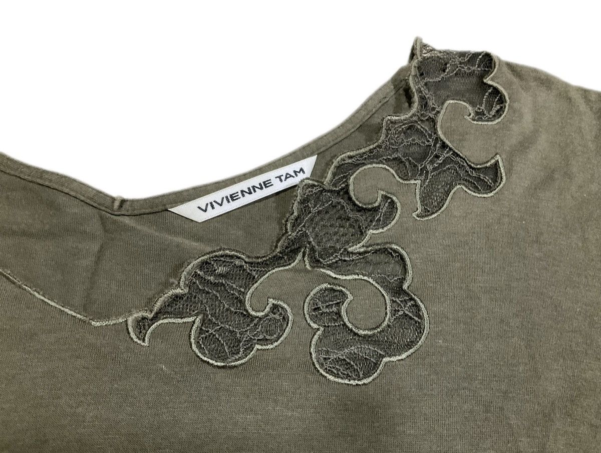 Designer × Japanese Brand 🔥 Vivienne Tam Embroidered Bondage Sleeveless Shirt Size US L / EU 52-54 / 3 - 4 Thumbnail