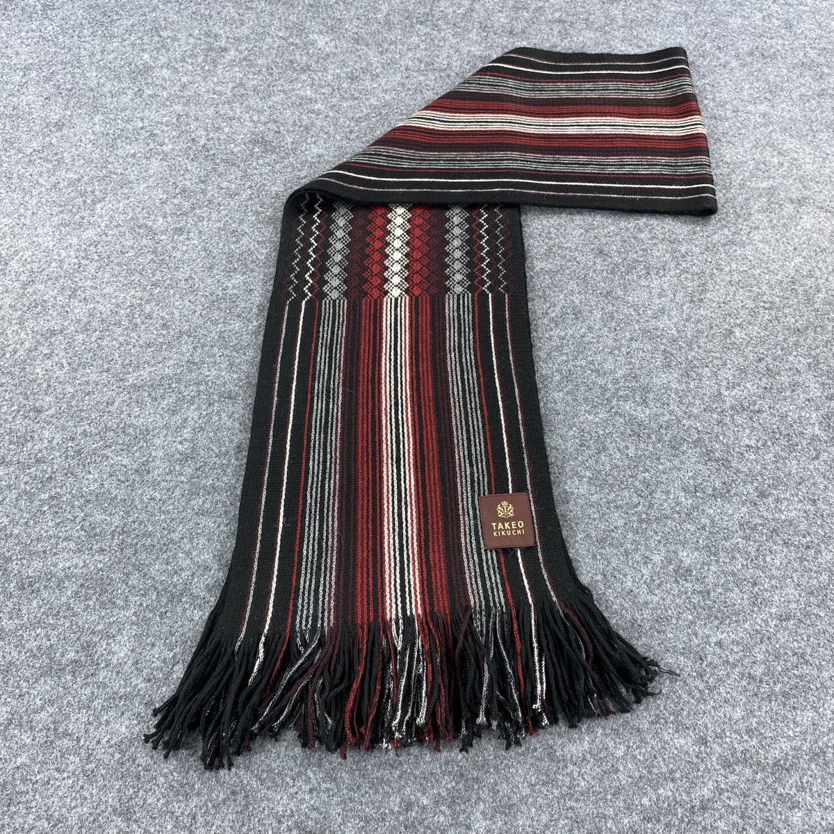 Takeo Kikuchi × Vintage Takeo Kikuchi Scarf # Muffler # Neckwear # D596 Size ONE SIZE - 5 Thumbnail