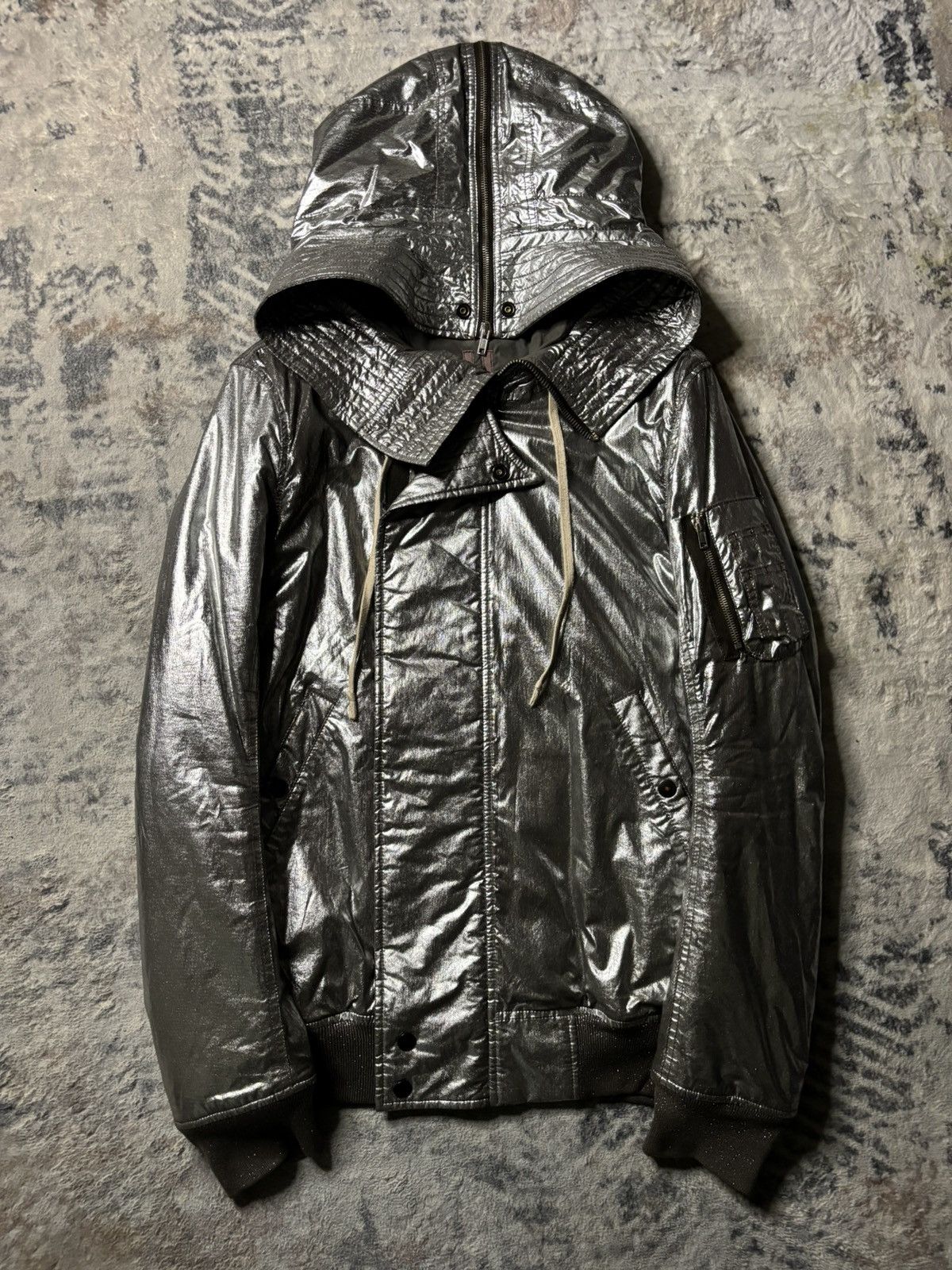 Rick Owens Rick Owens SAMPLE Fw13 Plinth Glitter Exploder Jacket Size US M / EU 48-50 / 2 - 1 Thumbnail
