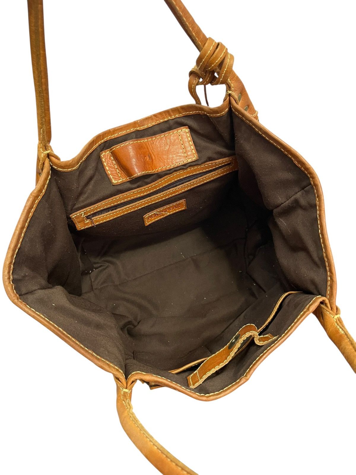 Genuine Leather Full Leather Peaks Peak Japan Tote Bag 6🟩 Size ONE SIZE - 16 Thumbnail