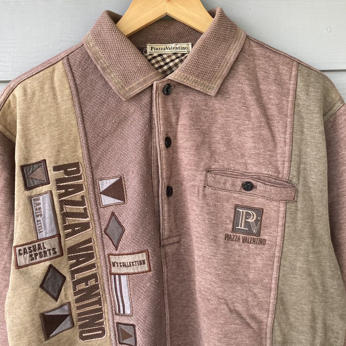 Vintage Vintage Piazza Valentino Brown Sweatshirt Size US L / EU 52-54 / 3 - 4 Thumbnail