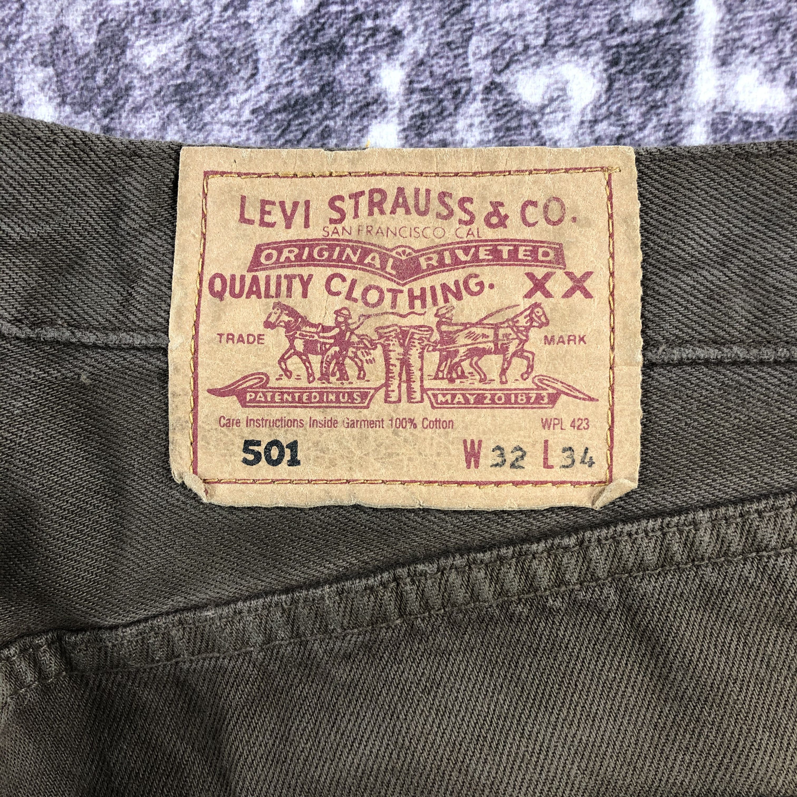Levi's × Vintage Vintage 90s Levis 501 Jeans-JM2347 Size US 31 - 7 Thumbnail