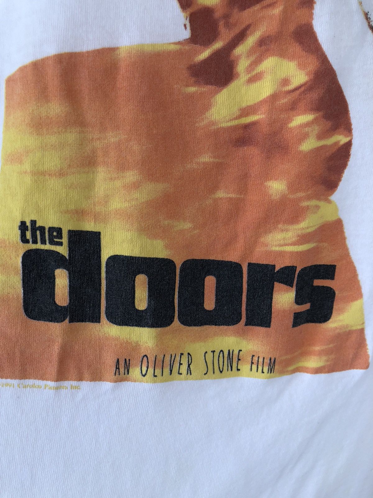 Band Tees × Vintage Vintage 90s AN OLIVER STONE Film the doors Size US L / EU 52-54 / 3 - 4 Thumbnail