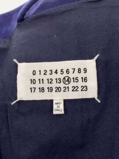 Maison Margiela Maison Margiela 19SS “8-Zig” Single Rider Jacket 50 Navy Size US M / EU 48-50 / 2 - 3 Thumbnail