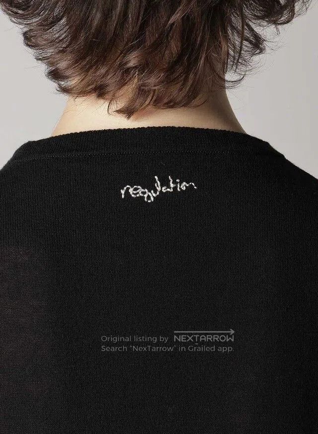 Yohji Yamamoto Yohji Yamamoto Regulation 25SS Knit Top. Size US M / EU 48-50 / 2 - 6 Thumbnail