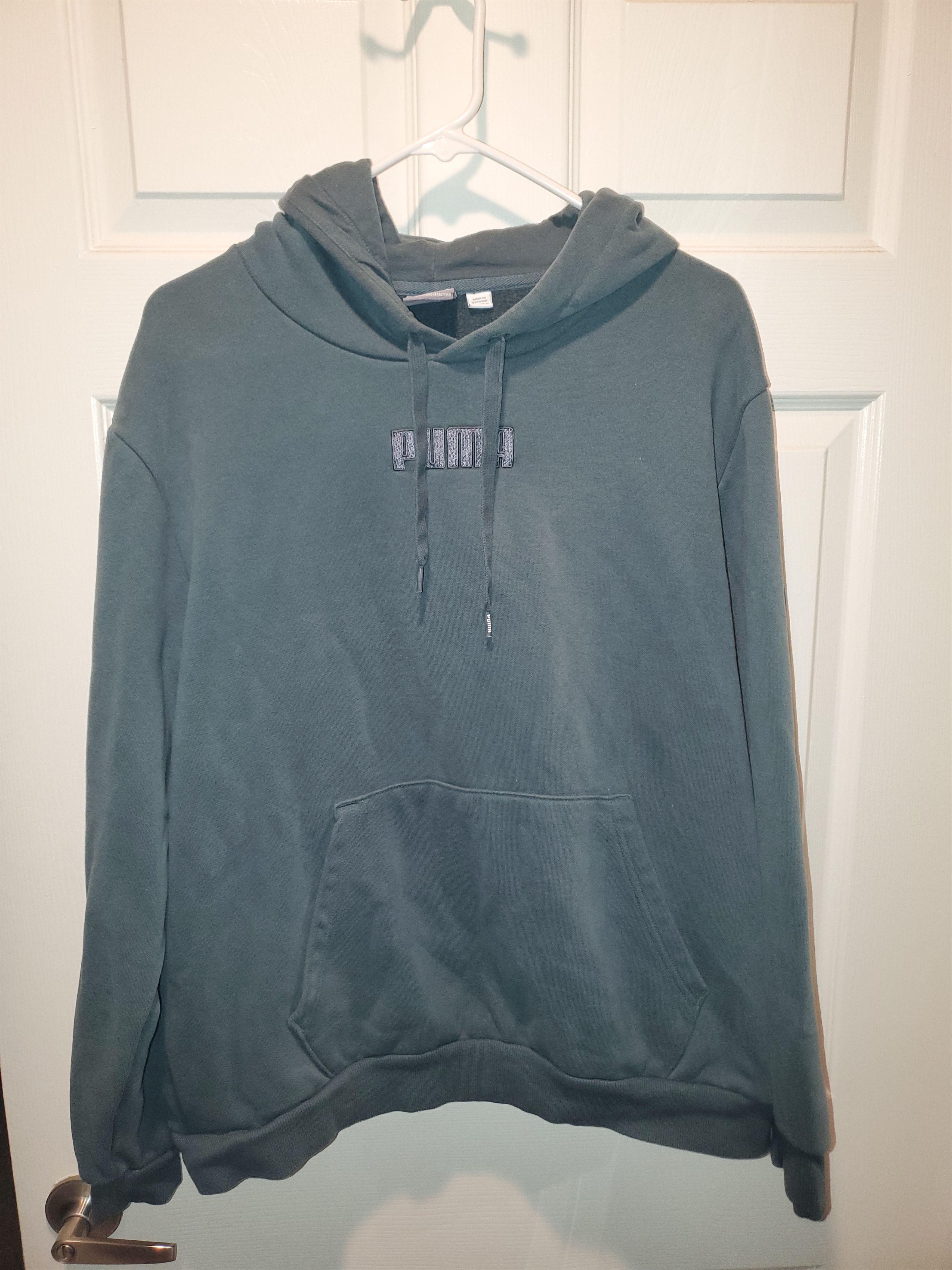 Puma Men's slate blue Puma hoodie- size XL Size US XL / EU 56 / 4 - 5 Thumbnail