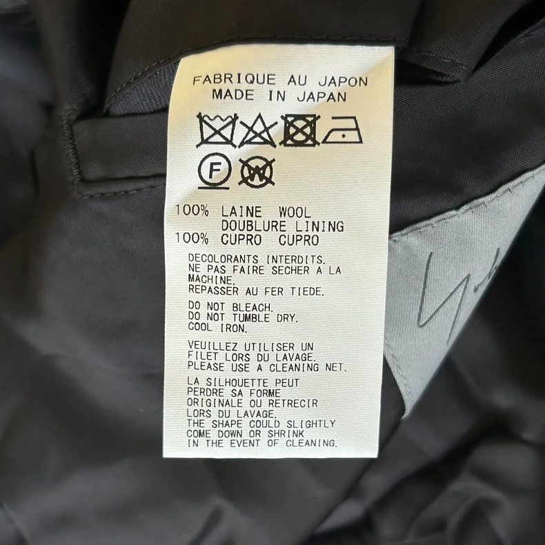 Yohji Yamamoto Yohji Yamamoto Yohji Yamamoto Double Breasted Suit Jacket Size US M / EU 48-50 / 2 - 5 Thumbnail