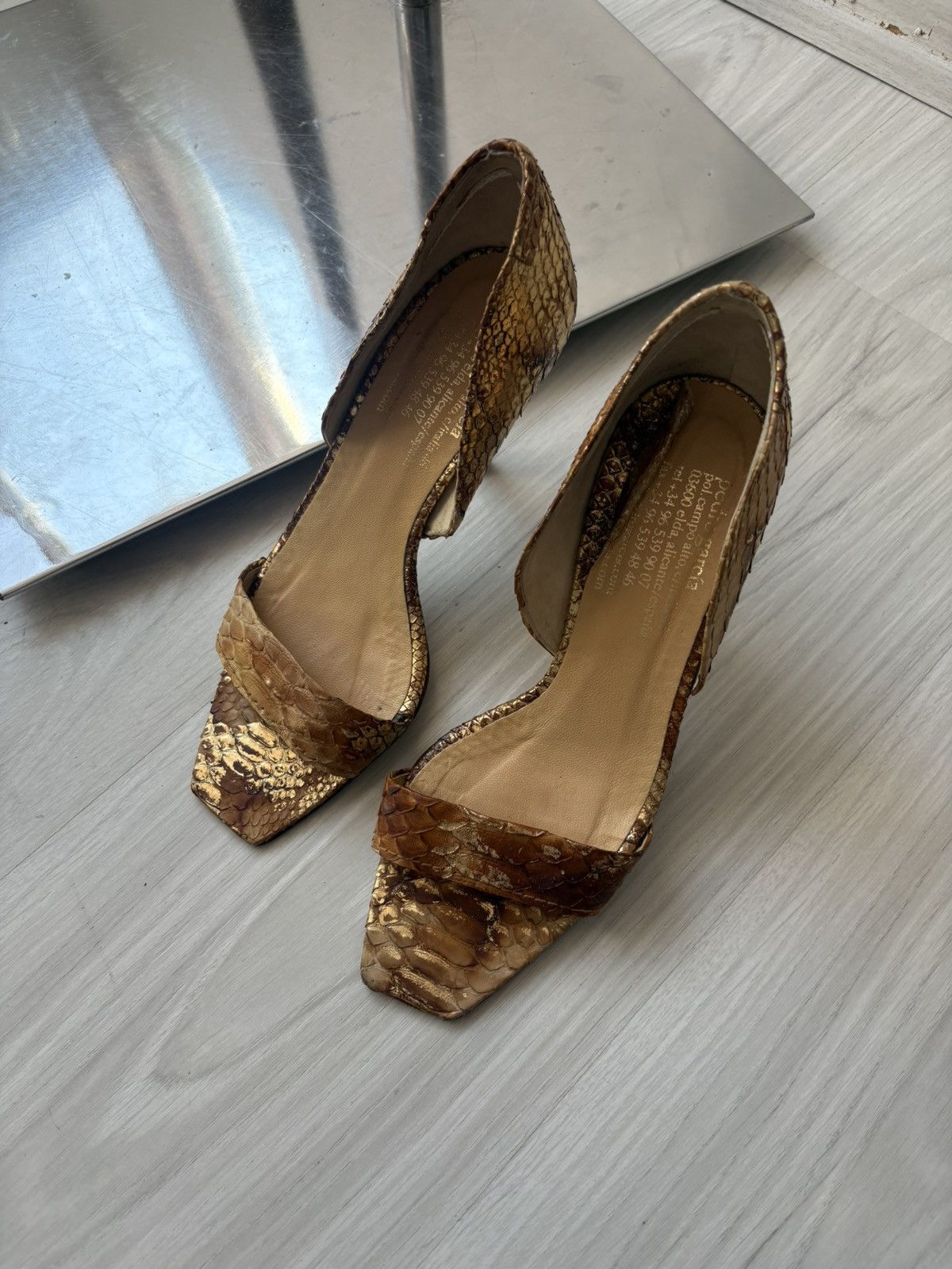 Pedro Garcia Pedro Garcia python snake heels Size US 6.5 / IT 36.5 - 4 Thumbnail