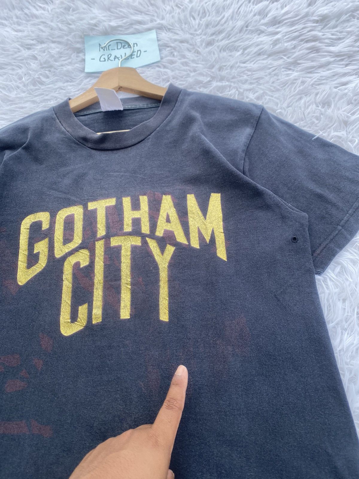 Japanese Brand Rare Vintage Gotham City Inspired Number (N)ine Tshirt Size US S / EU 44-46 / 1 - 10 Thumbnail