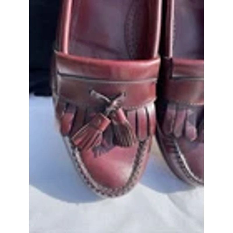 Cole Haan Cole Haan Men Tassel Loafer Burgundy Dress Shoe Sz 11 D Size US 11 / EU 44 - 6 Thumbnail