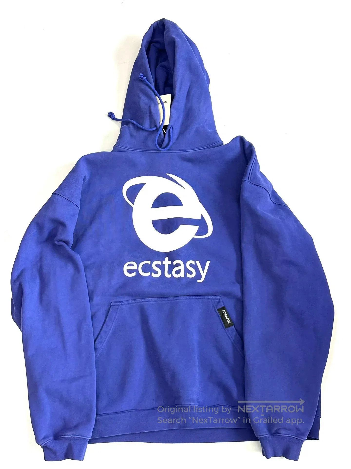 Vetements Vetements Oversized Ecstasy Hoodie | Grailed
