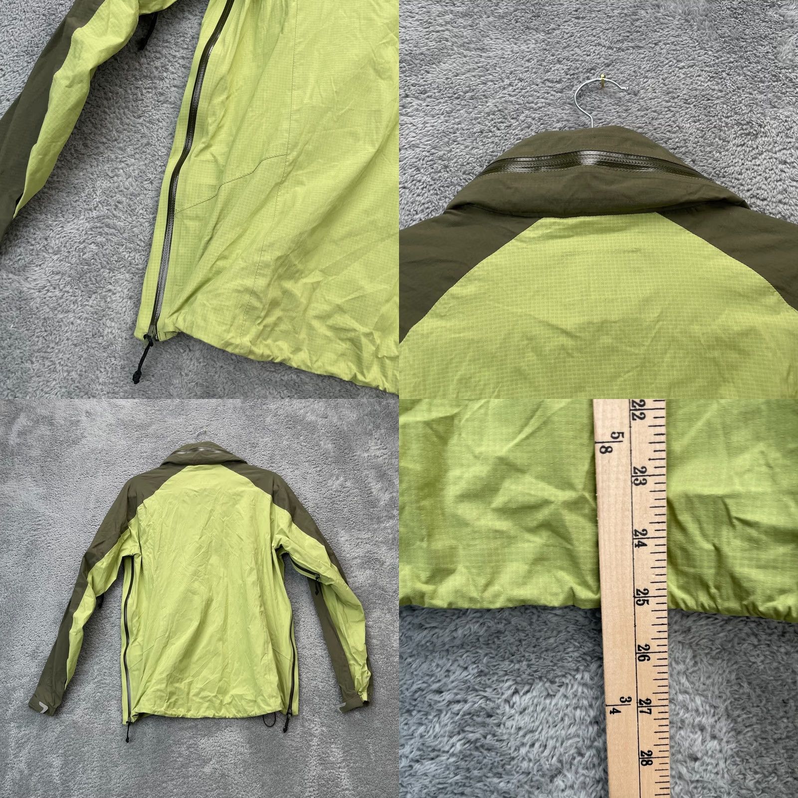 Outdoor Research VINTAGE Outdoor Research Jacket Womens Medium Green Windbreaker Coat Mock Neck Full Zip Size M / US 6-8 / IT 42-44 - 8 Thumbnail