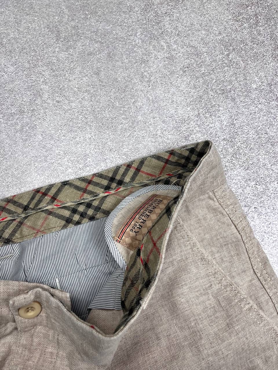 Other Vintage Burberry Linen Classic Pants IT 42 Size US 30 / EU 46 - 5 Thumbnail