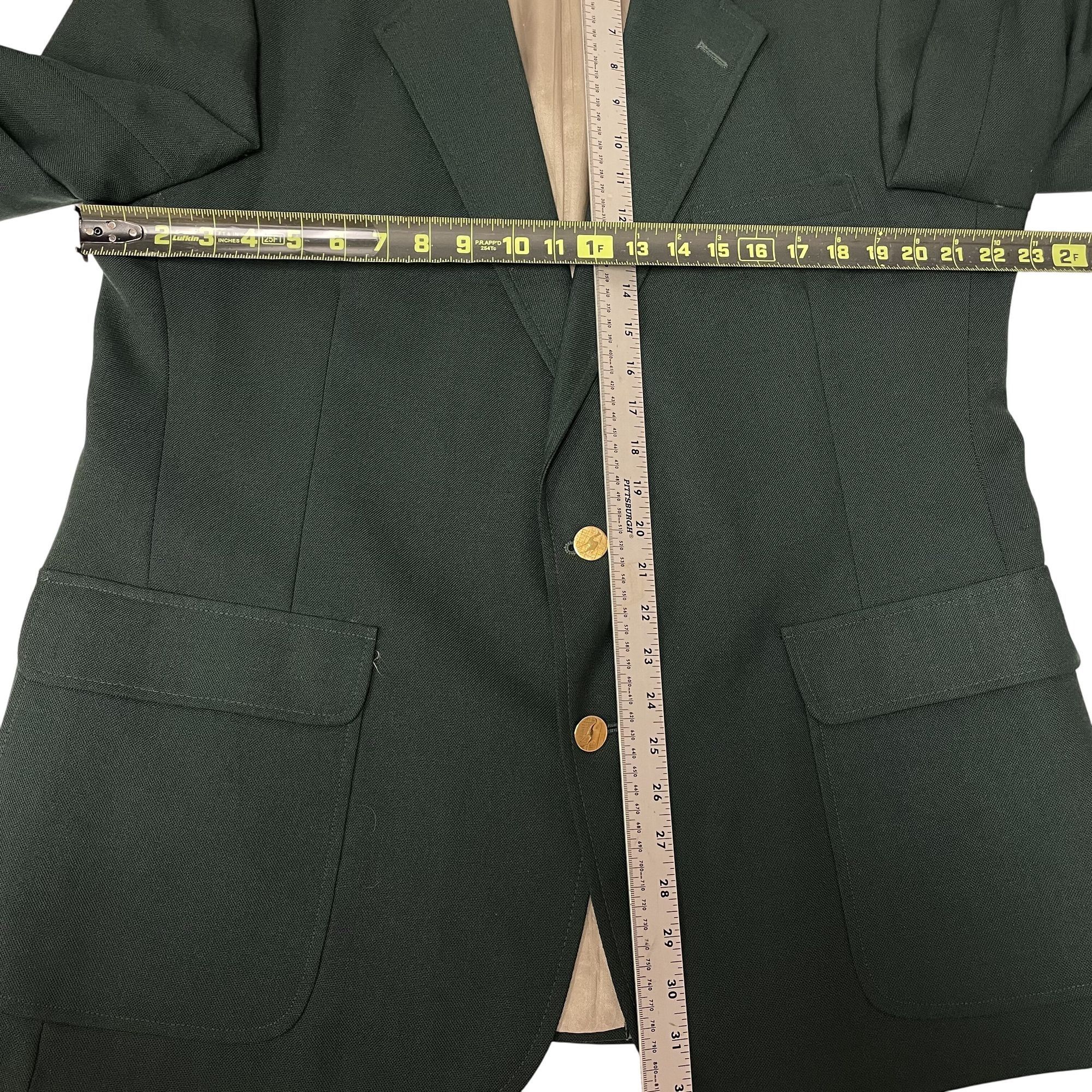 Other Vintage Sahara PINE GREEN CHRISTMAS Masters Golf Jacket Size 44R - 9 Thumbnail
