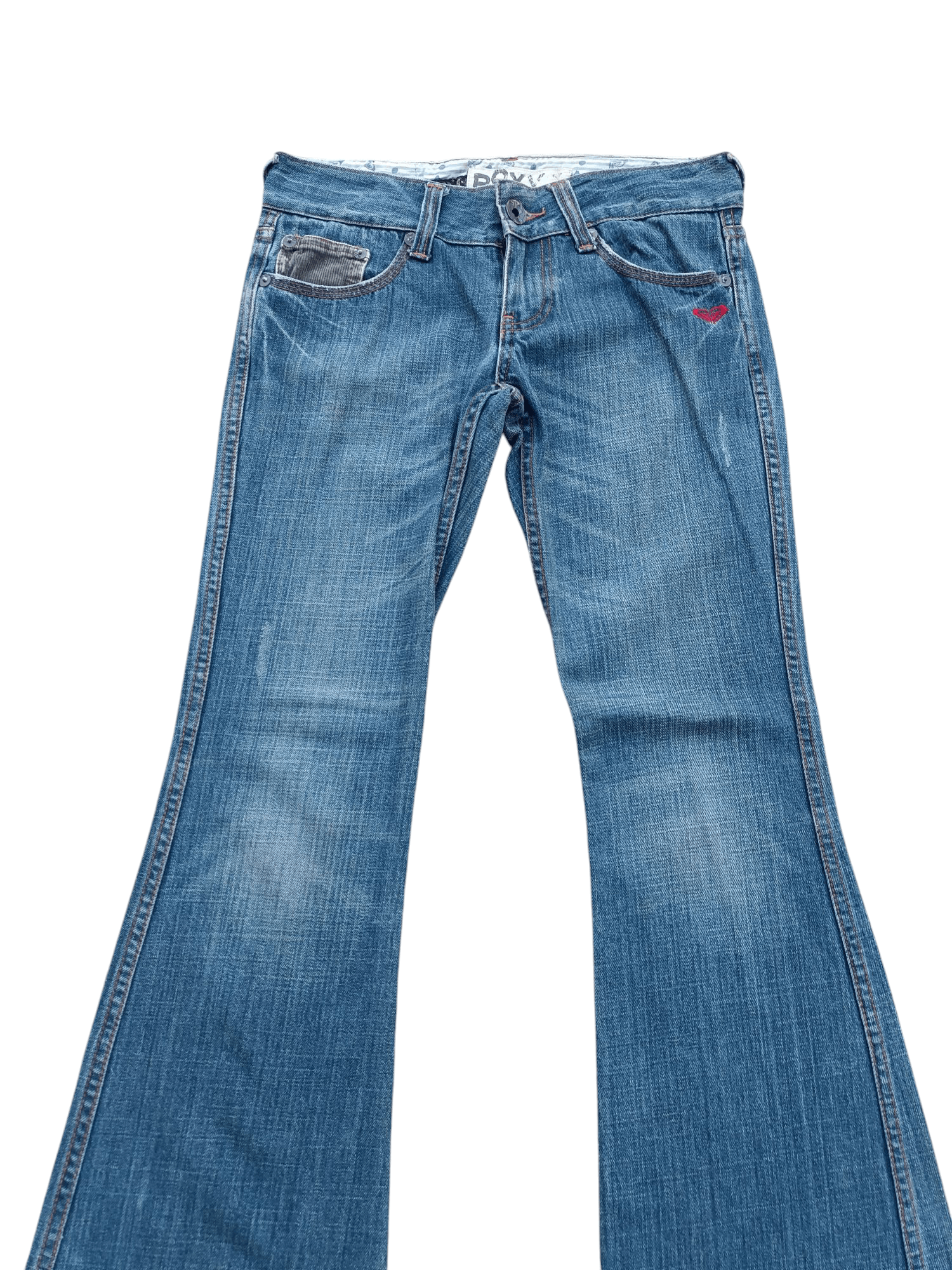 Quiksilver × Vintage FYE 90’s🔥ROXY Ultra Wide Leg Flare Vintage Distressed Denim Size 30" / US 8 / IT 44 - 7 Thumbnail