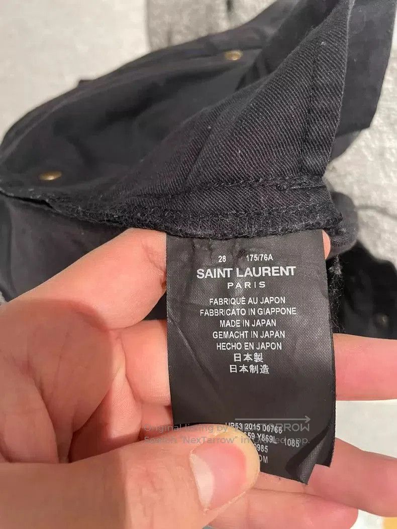 Saint Laurent Paris Saint Laurent Paris D02 Distressed Jeans. Size US 28 / EU 44 - 4 Thumbnail