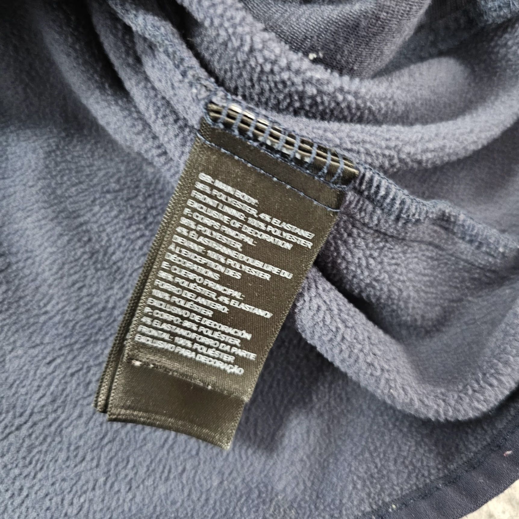 The North Face The North Face Jacket Mens 2XL Blue Full Zip Fleece Outdoor Activewear Chest Pocket Size US XXL / EU 58 / 5 - 4 Thumbnail