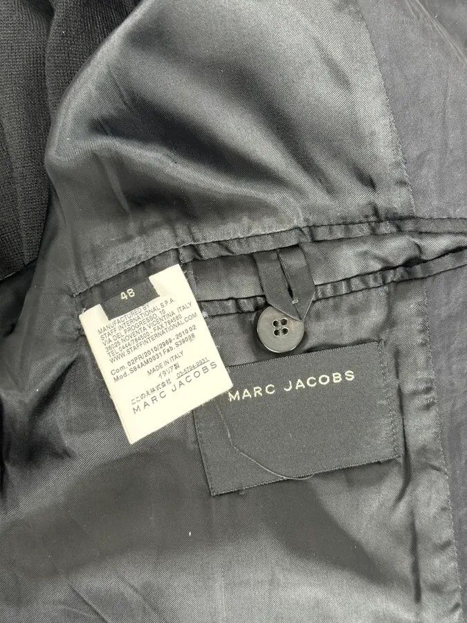 Marc Jacobs AW2010 Marc Jacobs Black Wool Hybrid Zip-up Jacket Size US S / EU 44-46 / 1 - 10 Thumbnail