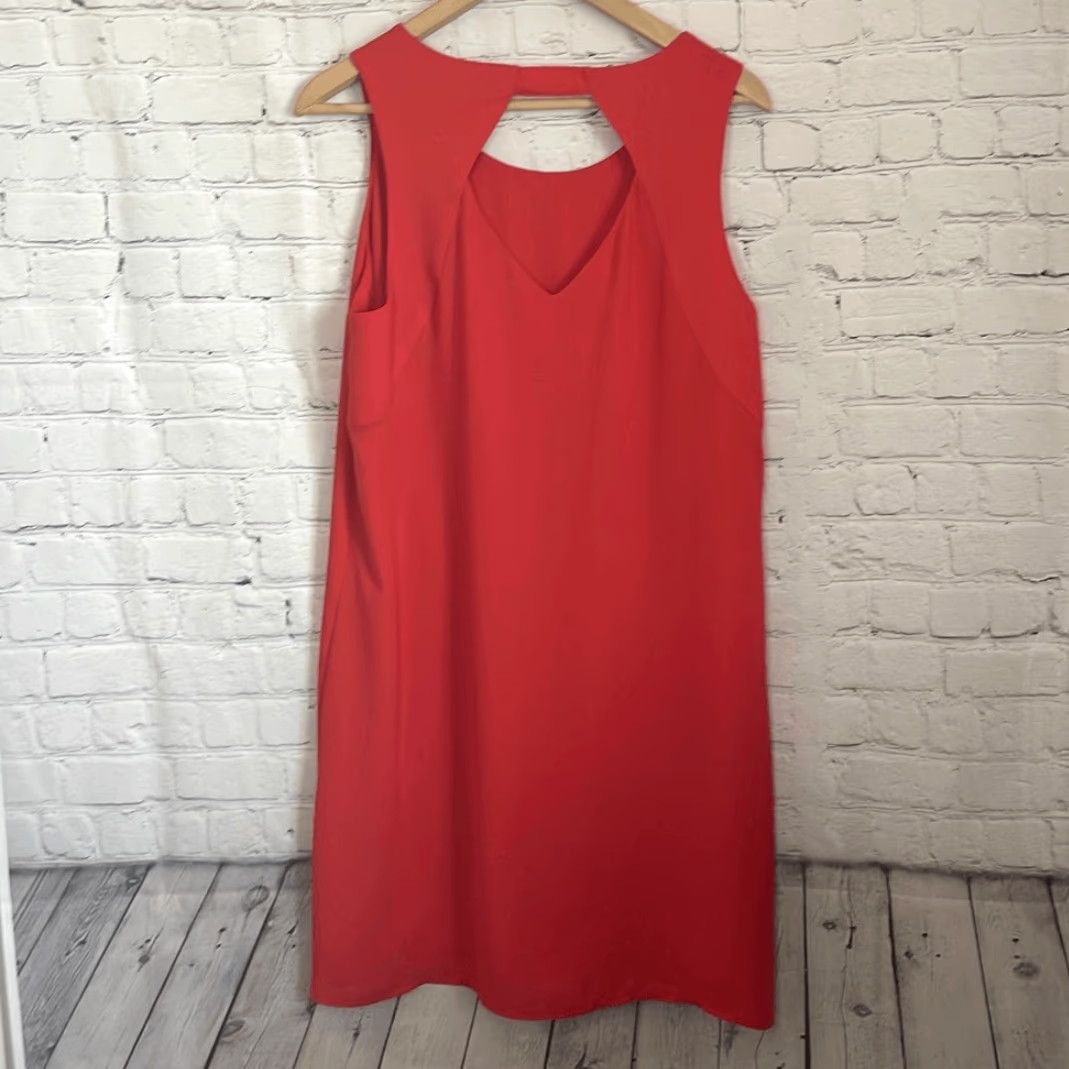 Vintage Pink republic Women’s Orange Sleeveless Midi Cut Out Back Dress XL Woman Dress Shift Midi Orange Cut Out Back Women XL Size XL / US 12-14 / IT 48-50 - 5 Thumbnail