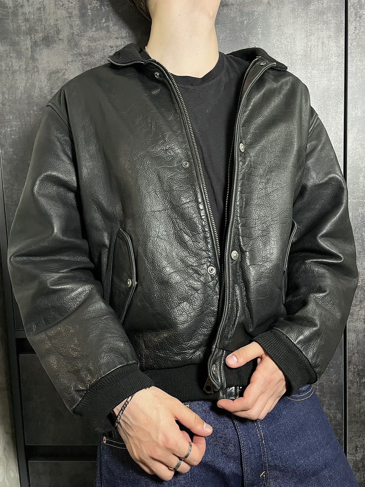 ジャケット・アウター 80s CHEVIGNON Leather Sports Jacket 80s CHEVIGNON Leather Sports Jacket
