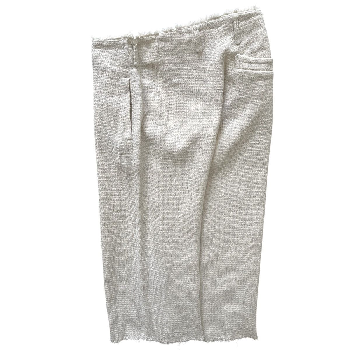 45rpm 45rpm Cotton-Linen Tweed Wide Pants Size 29" - 3 Thumbnail