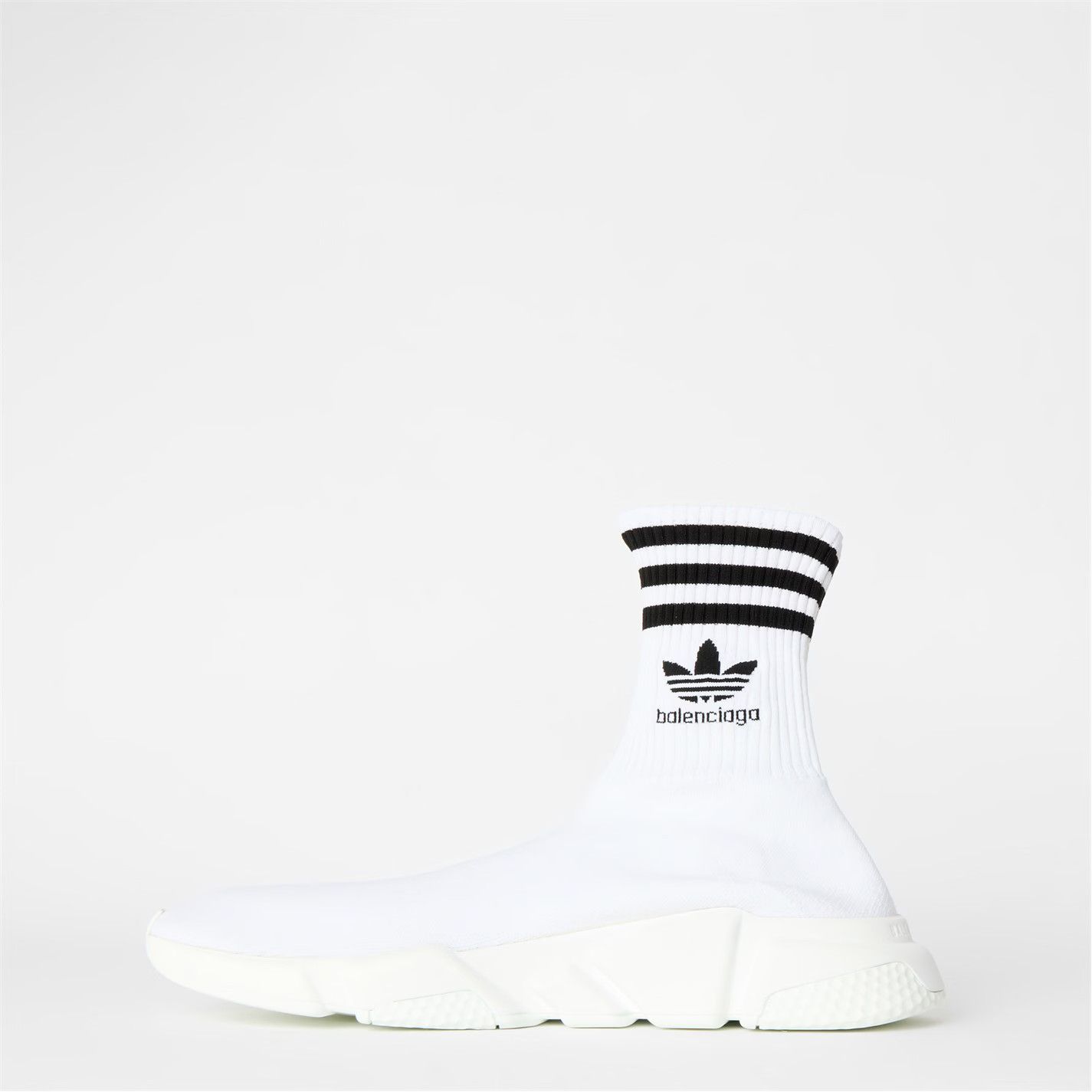 Adidas × Balenciaga o1g2r1mq0226 Speed Trainers In White/Black Size US 7 / EU 40 - 2 Thumbnail