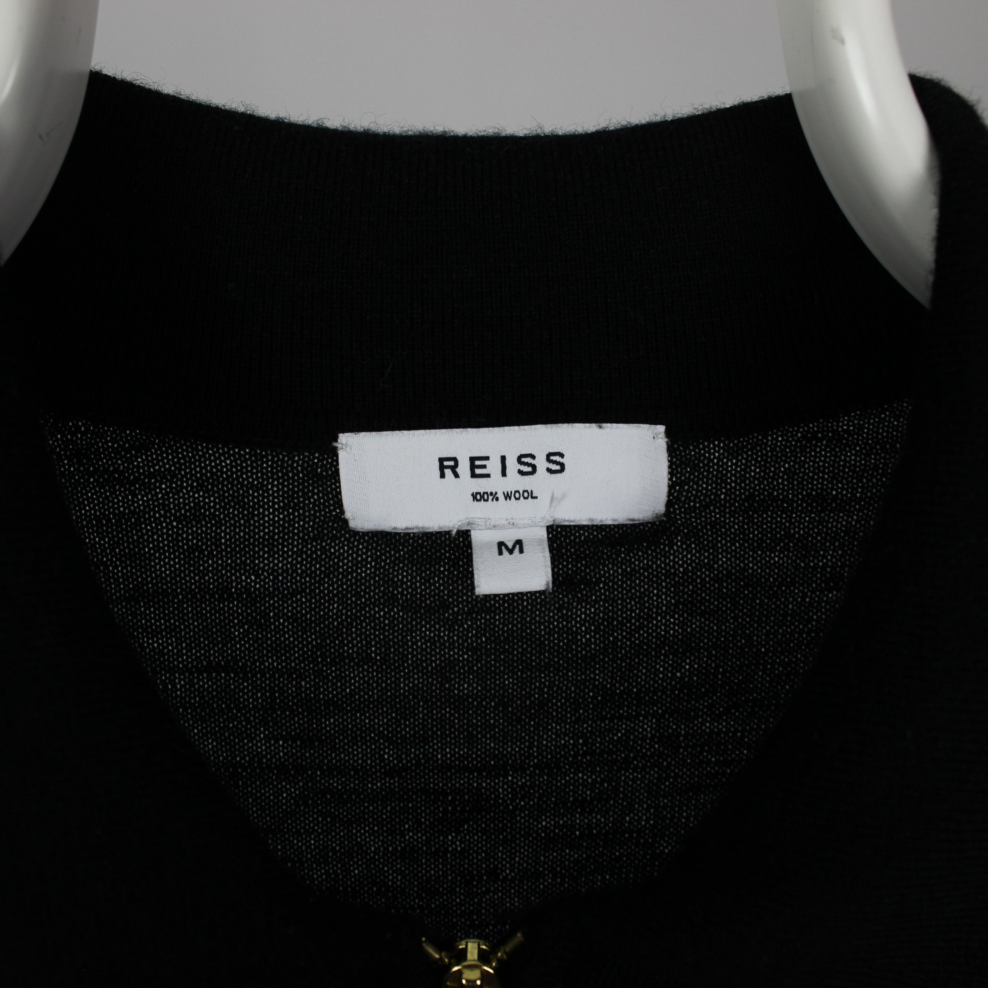 Reiss Reiss polo shirt men Maxwell wool M black Size US M / EU 48-50 / 2 - 5 Thumbnail