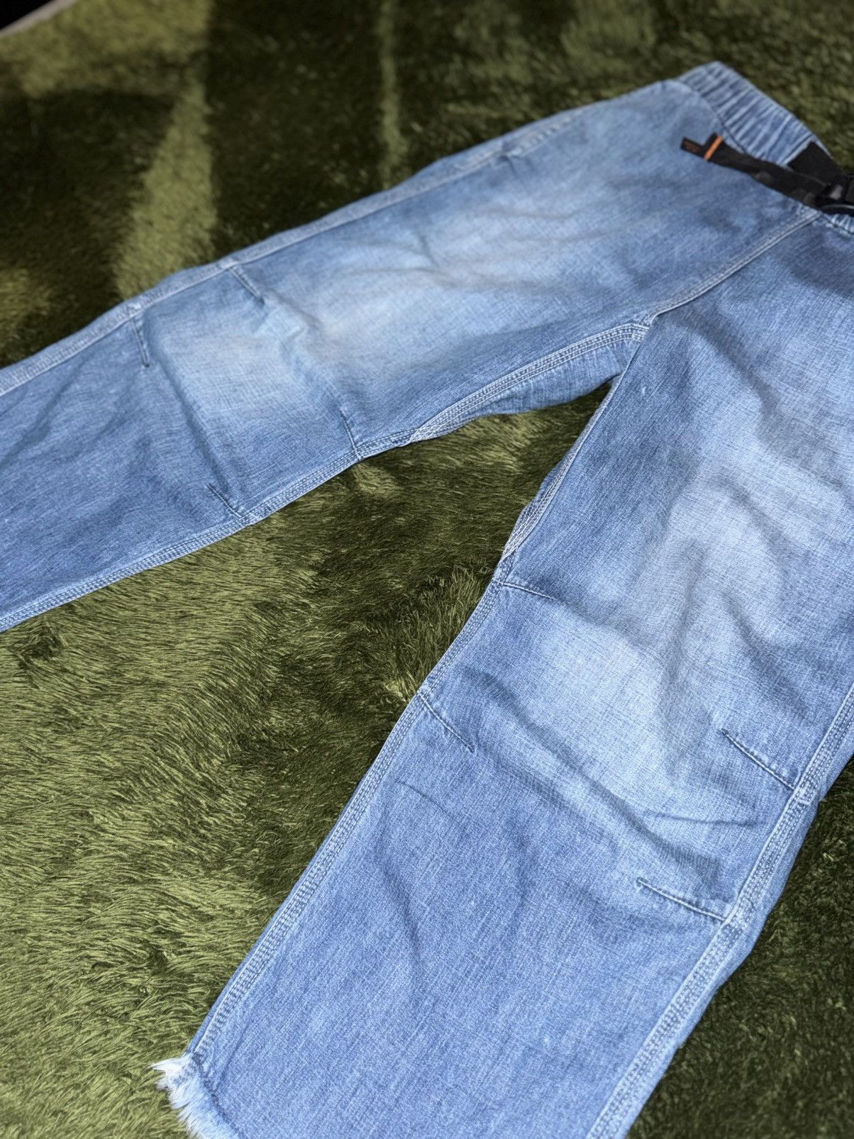 Wild Things Wildthings Japan Cropped Cut-Off Belted Denim Pants Size US 30 / EU 46 - 5 Thumbnail