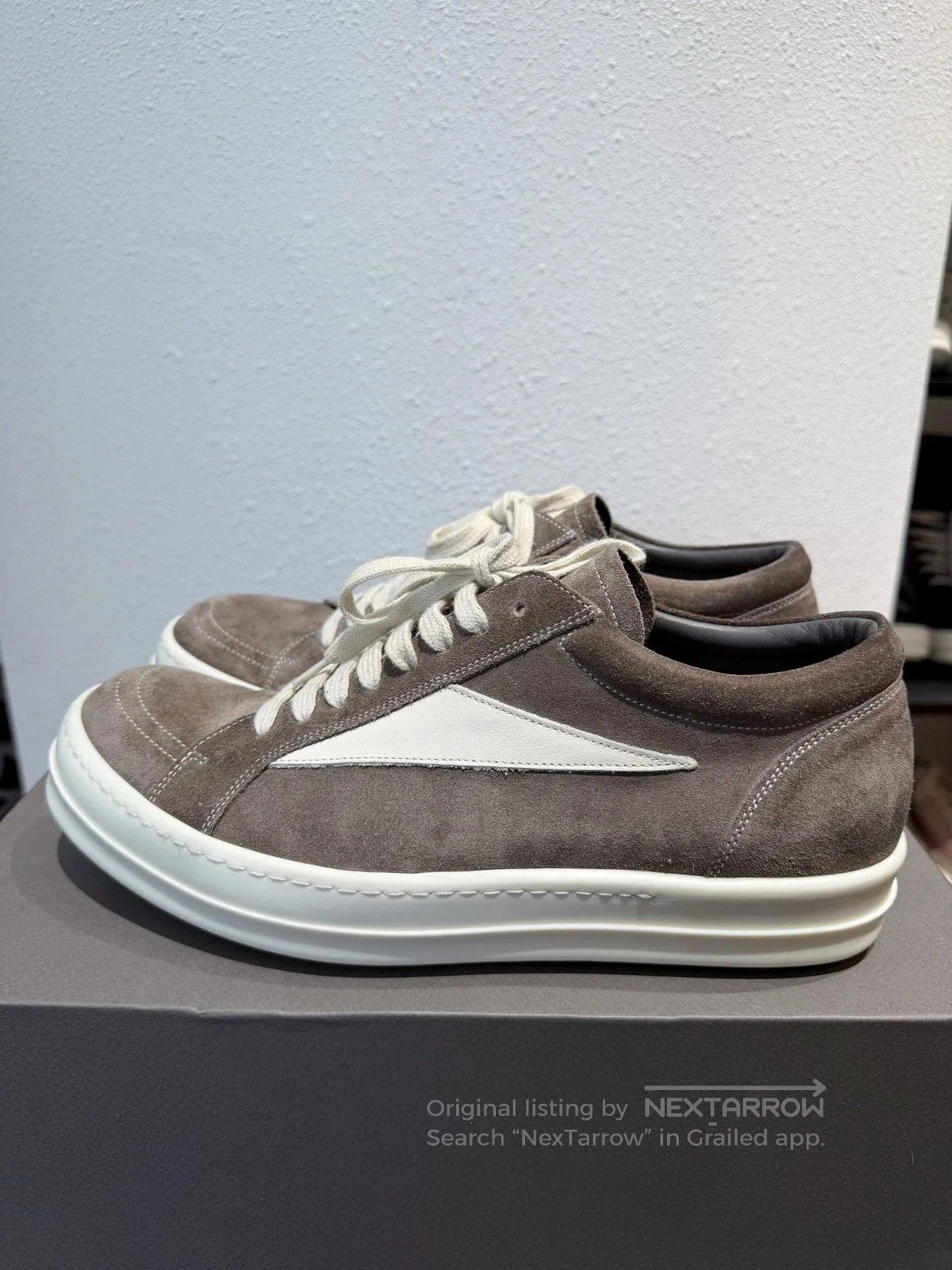 Rick Owens Rick Owens Oatmeal Gray Suede Shoes. Size US 9 / EU 42 - 4 Thumbnail