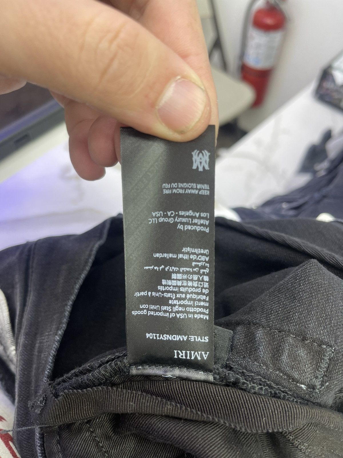 Amiri Amiri Mx1 Black/white jean Size US 32 / EU 48 - 11 Thumbnail