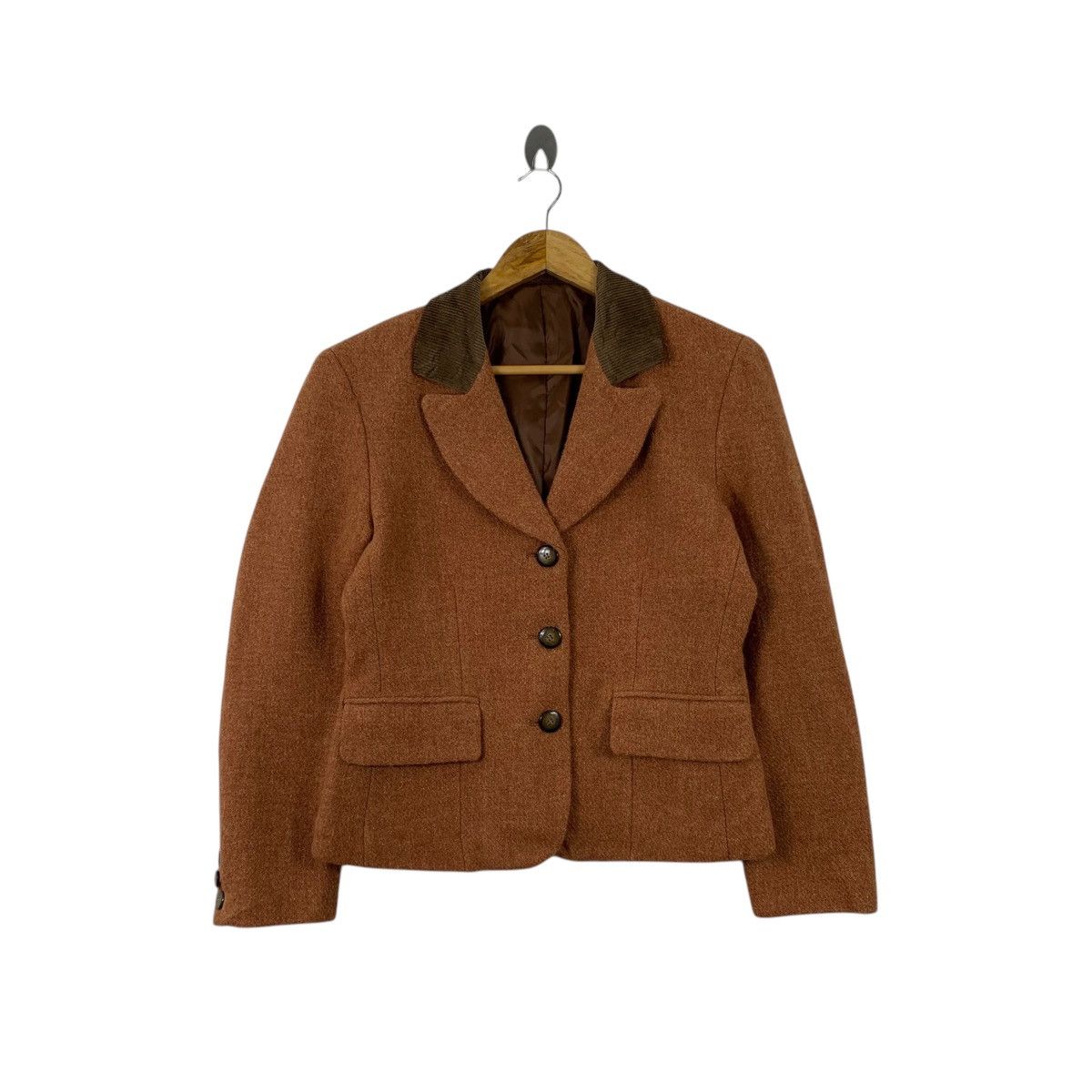 Vintage East Boy HARRIS TWEED Hand Woven Blazer Coat Jacket