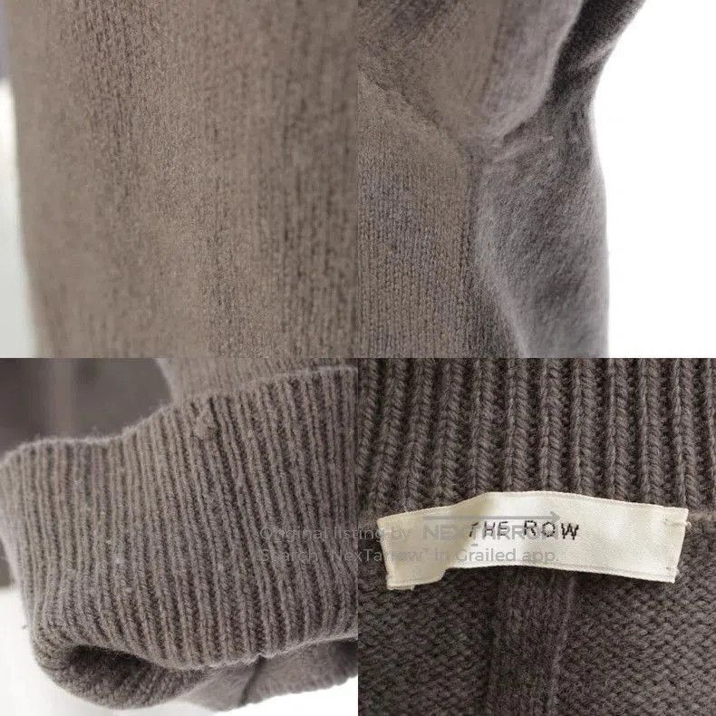 The Row The Row Gray Cashmere Wool Sweater. Size US XS / EU 42 / 0 - 7 Thumbnail