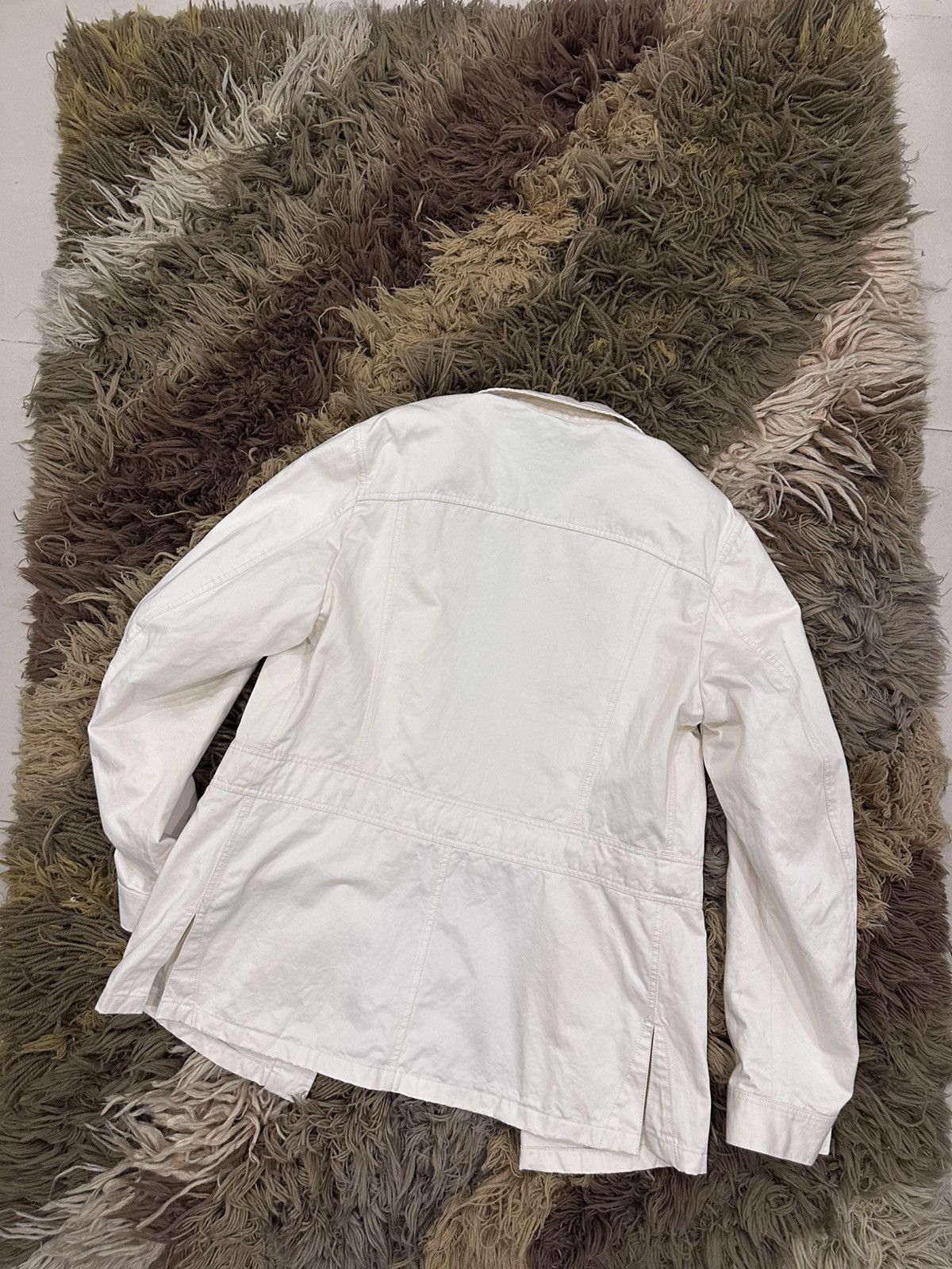 Tom Ford TOM FORD White Cotton-Twill Utility Jacket Size US L / EU 52-54 / 3 - 12 Thumbnail