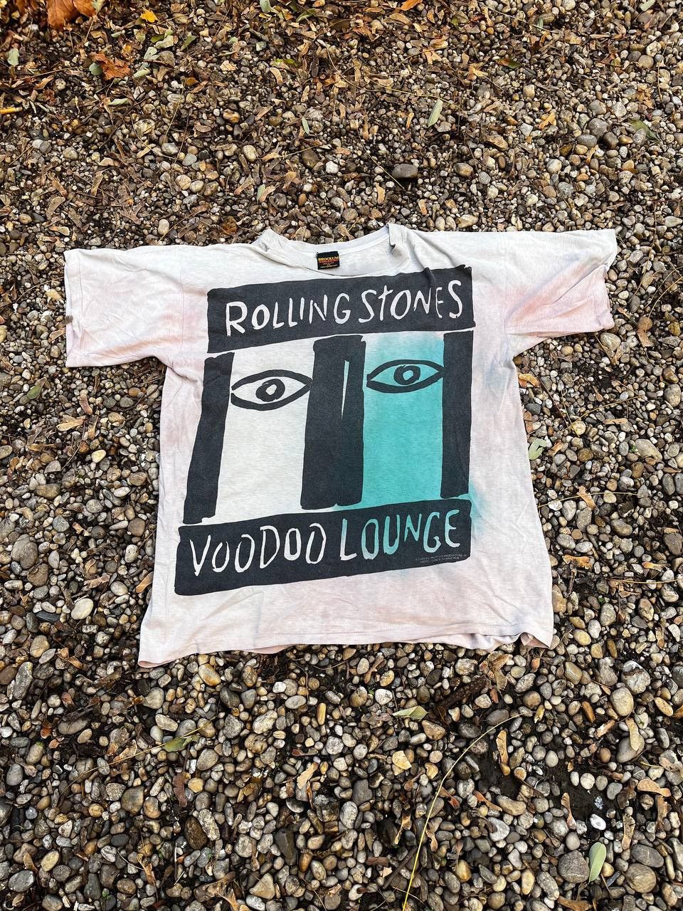 Band Tees × Brockum Vintage 1994 Rolling Stones Voodoo Lounge Single Stitch Tee Size US XXL / EU 58 / 5 - 1 Thumbnail