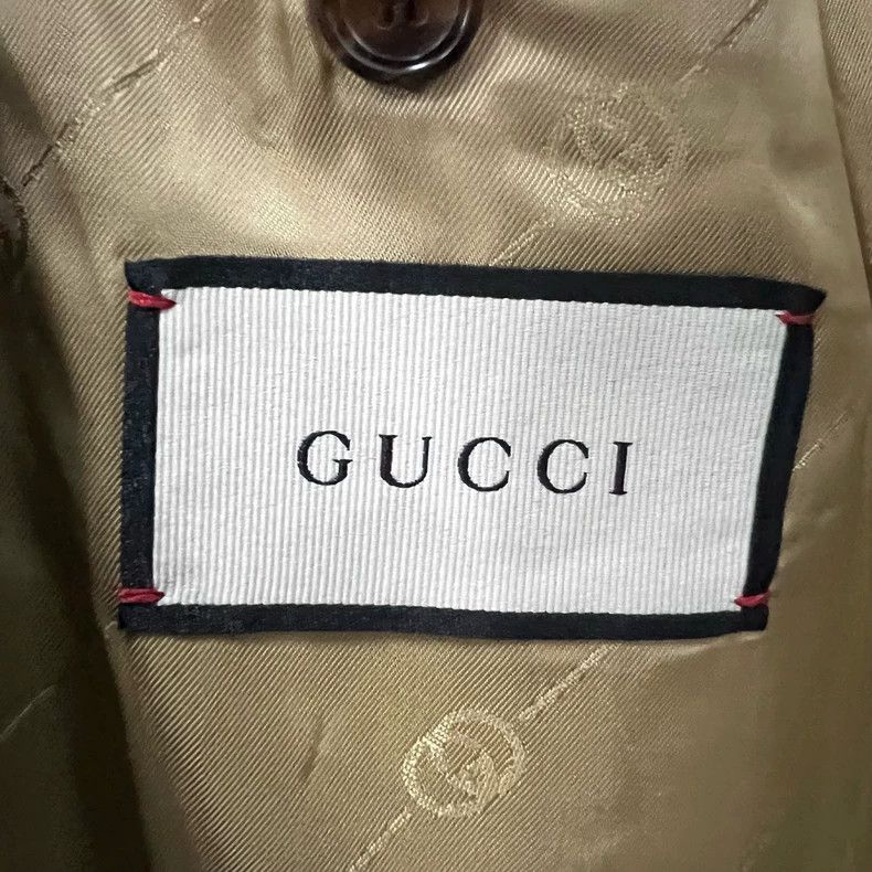 Gucci Gucci Dark blue single-breasted denim jacket 2502-Nextarrow Size US S / EU 44-46 / 1 - 3 Thumbnail