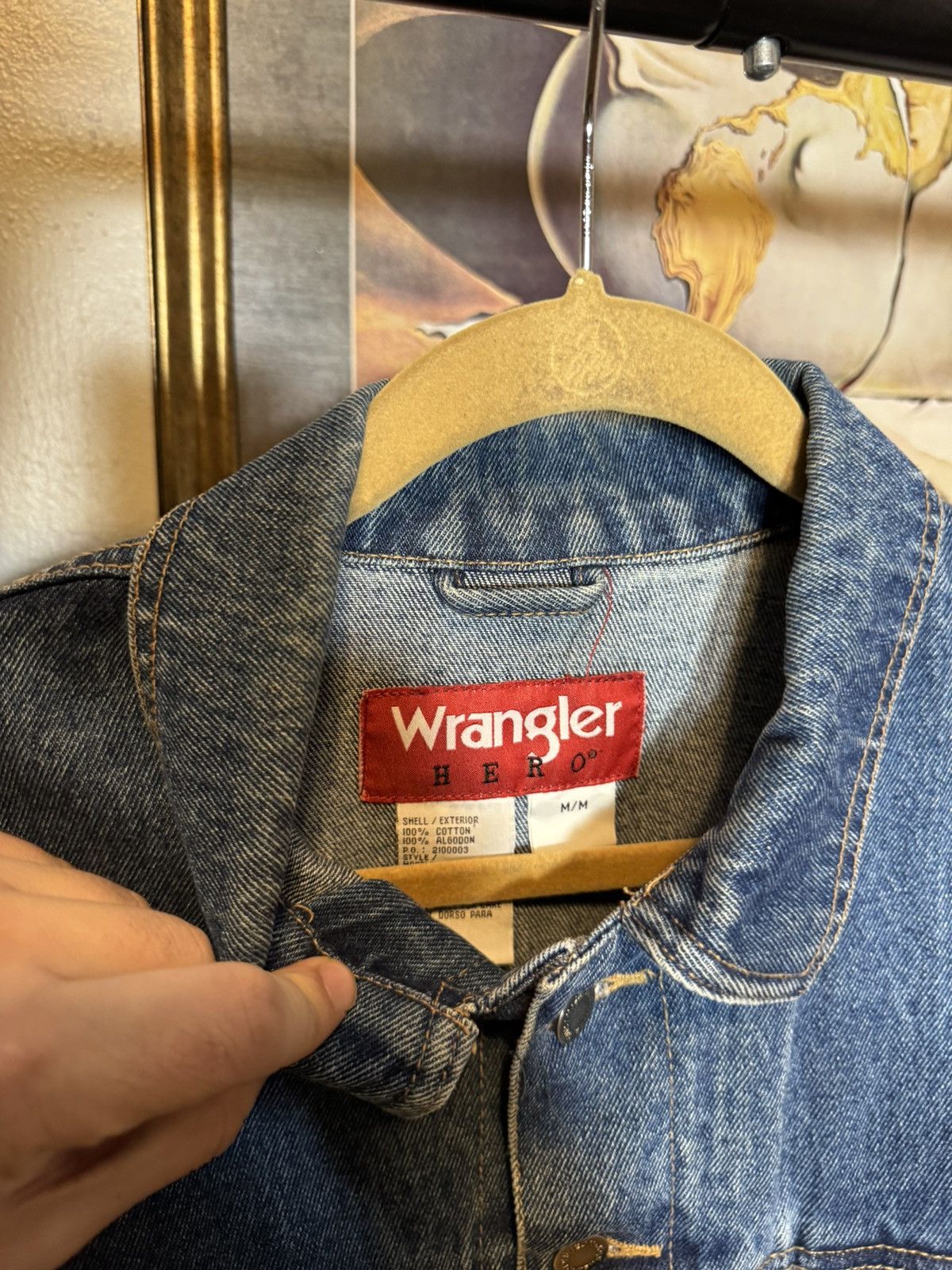 Vintage × Wrangler Vintage Wrangler Denim Jacket Size US M / EU 48-50 / 2 - 5 Thumbnail