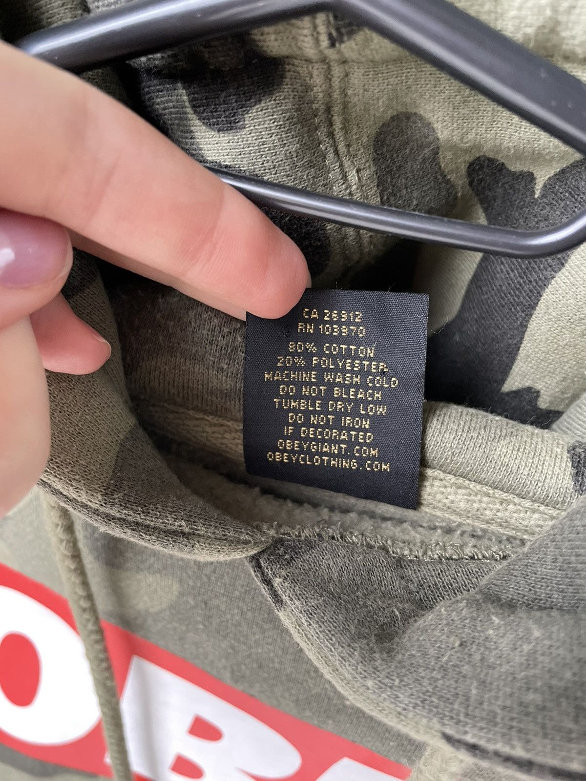 Obey Obey Hoodie Military Sweatshirt Size US M / EU 48-50 / 2 - 8 Thumbnail