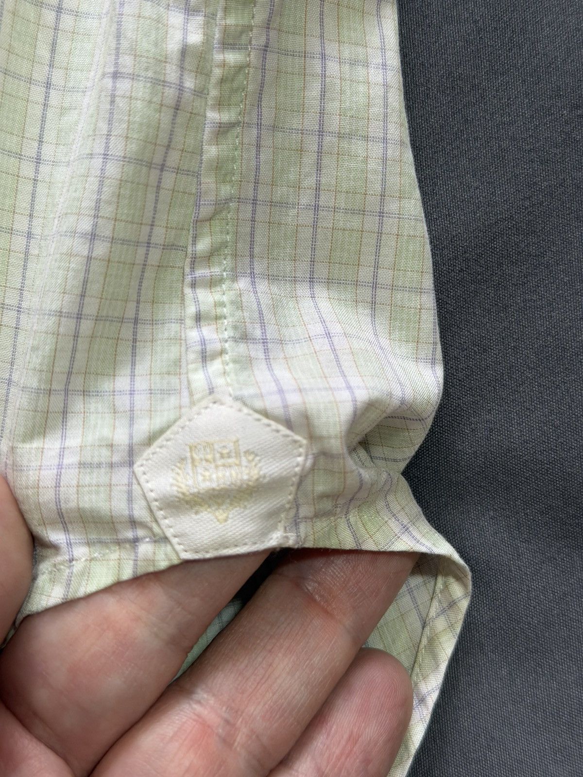 Loro Piana Loro Piana Light Green Shirt Size US L / EU 52-54 / 3 - 4 Thumbnail