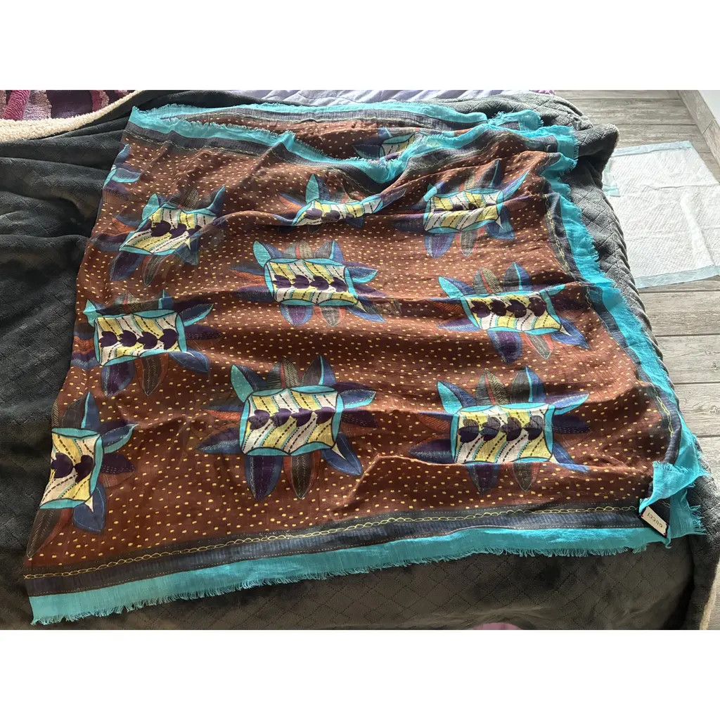 Gucci Gucci Silk Scarf Size ONE SIZE - 2 Thumbnail