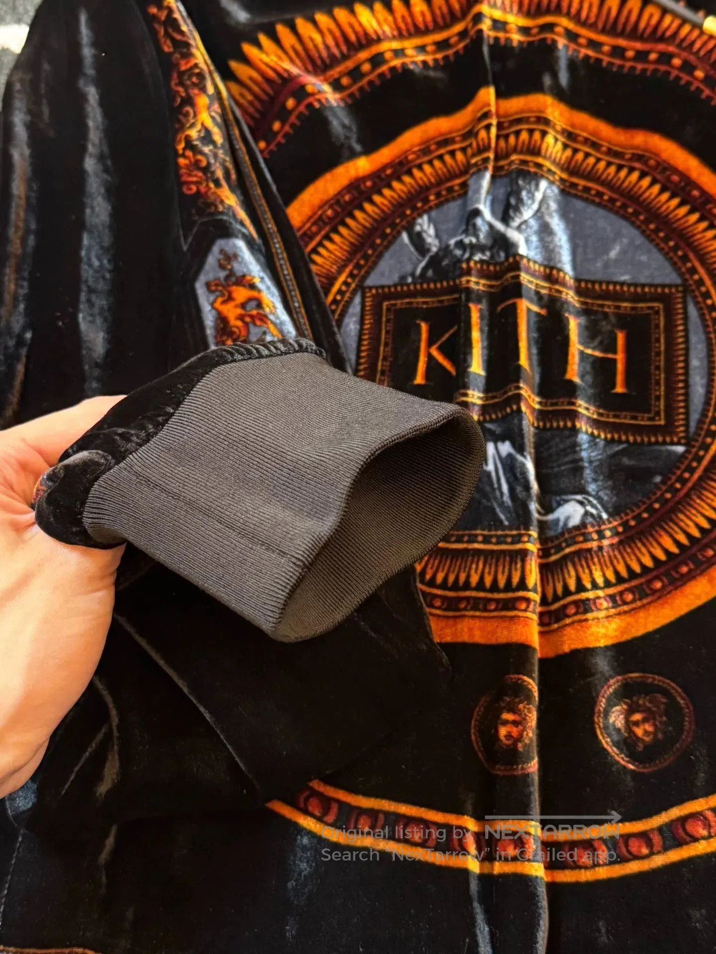 Versace Versace x Kith Velvet Printed Hoodie. Size US L / EU 52-54 / 3 - 4 Thumbnail