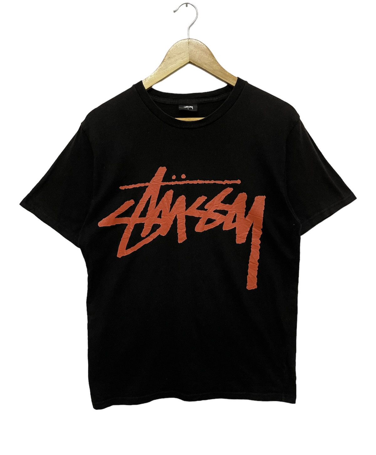 Stussy Stussy Big Logo Spellout T-shirt Black Size US S / EU 44-46 / 1 - 1 Thumbnail
