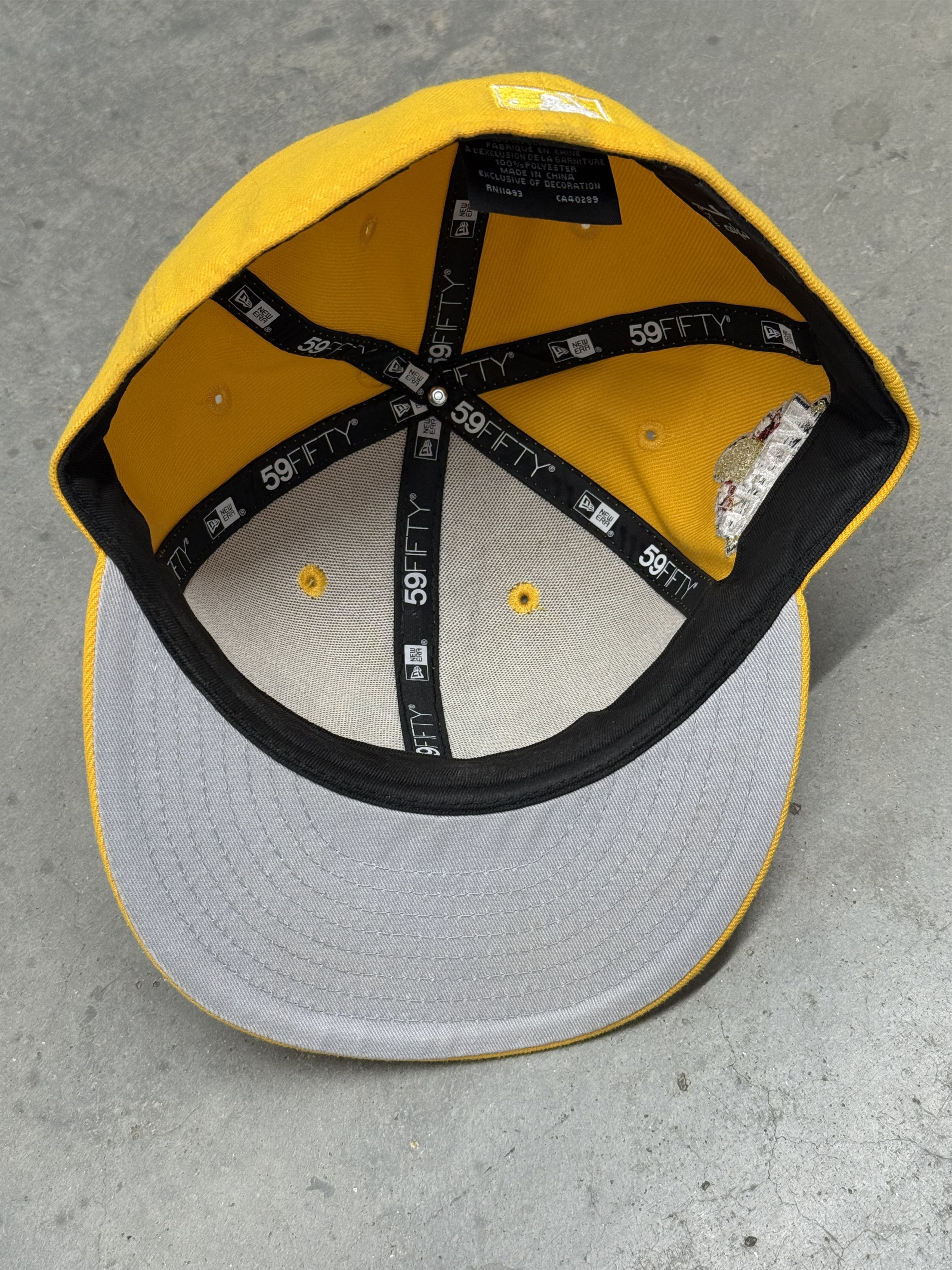 Hat Club KC Royals Taxi Cab Yellow Hat Club 2015 World Series Patch Size ONE SIZE - 6 Thumbnail