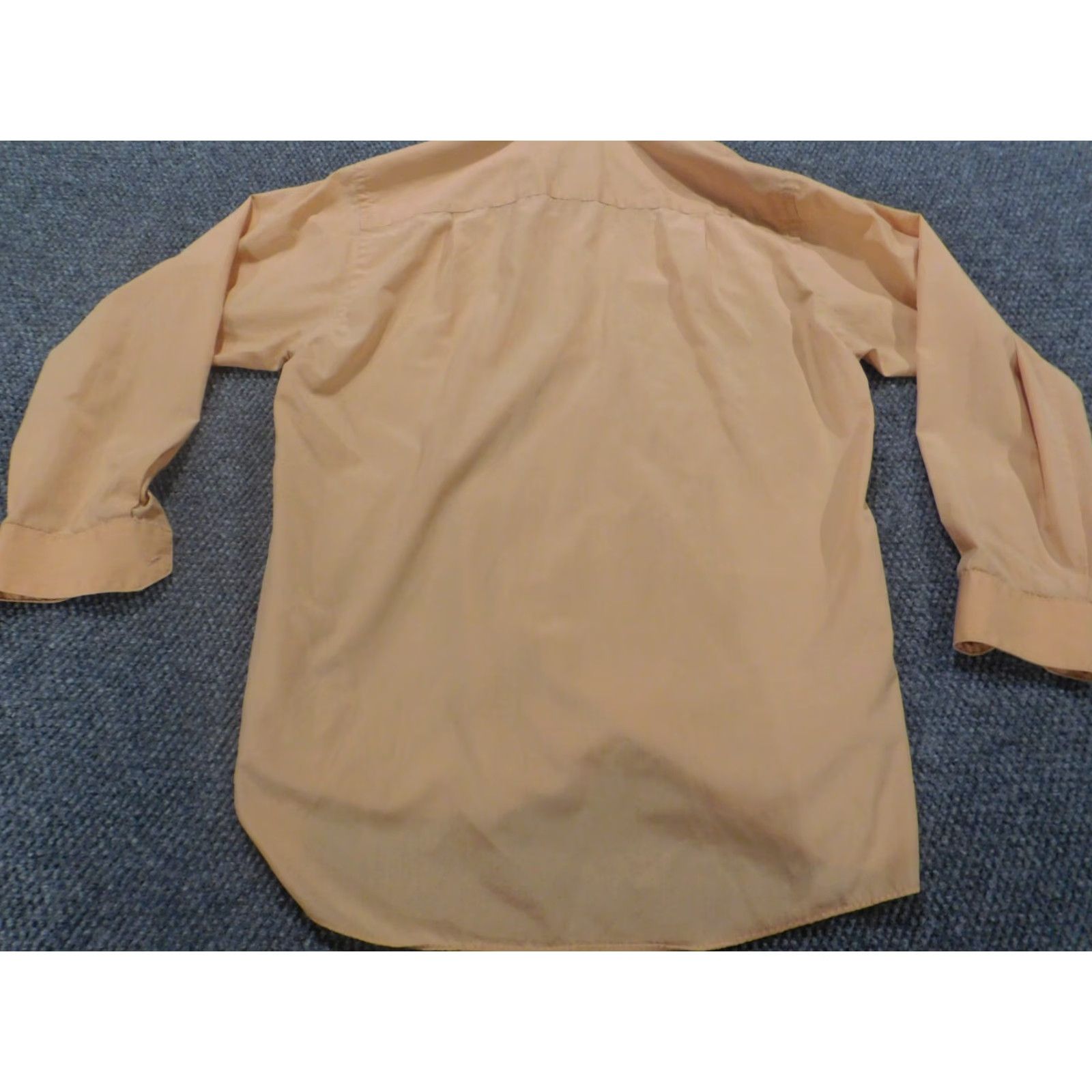 Geoffrey Beene Geofrey Beene Mens Shirt 15.5 peach button down wrinkle free Set? Size US L / EU 52-54 / 3 - 7 Thumbnail