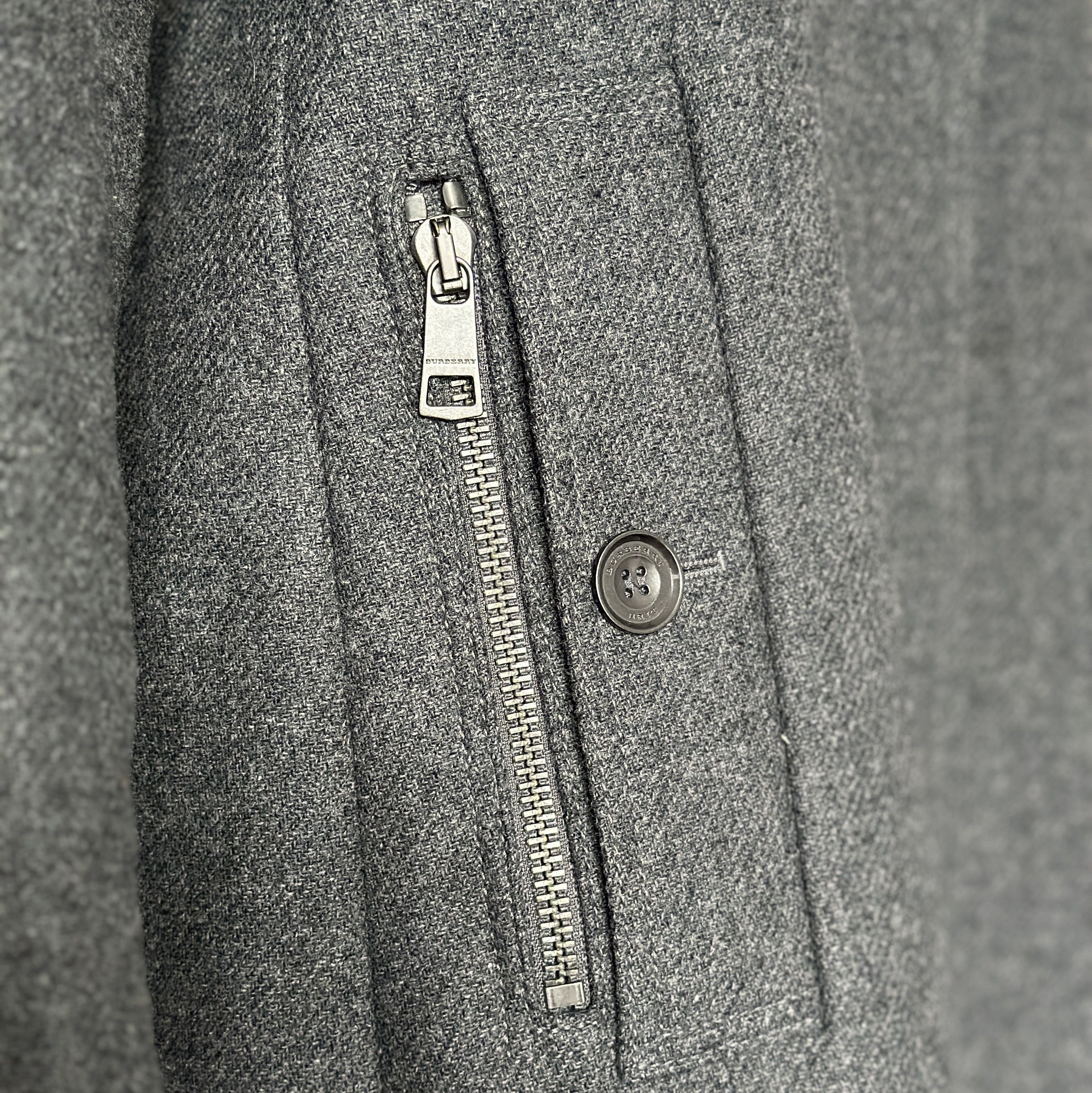 Burberry BURBERRY BRIT Women's Wool Coat Grey UK14 US12 ITA48 GER42 Size L / US 10 / IT 46 - 10 Thumbnail