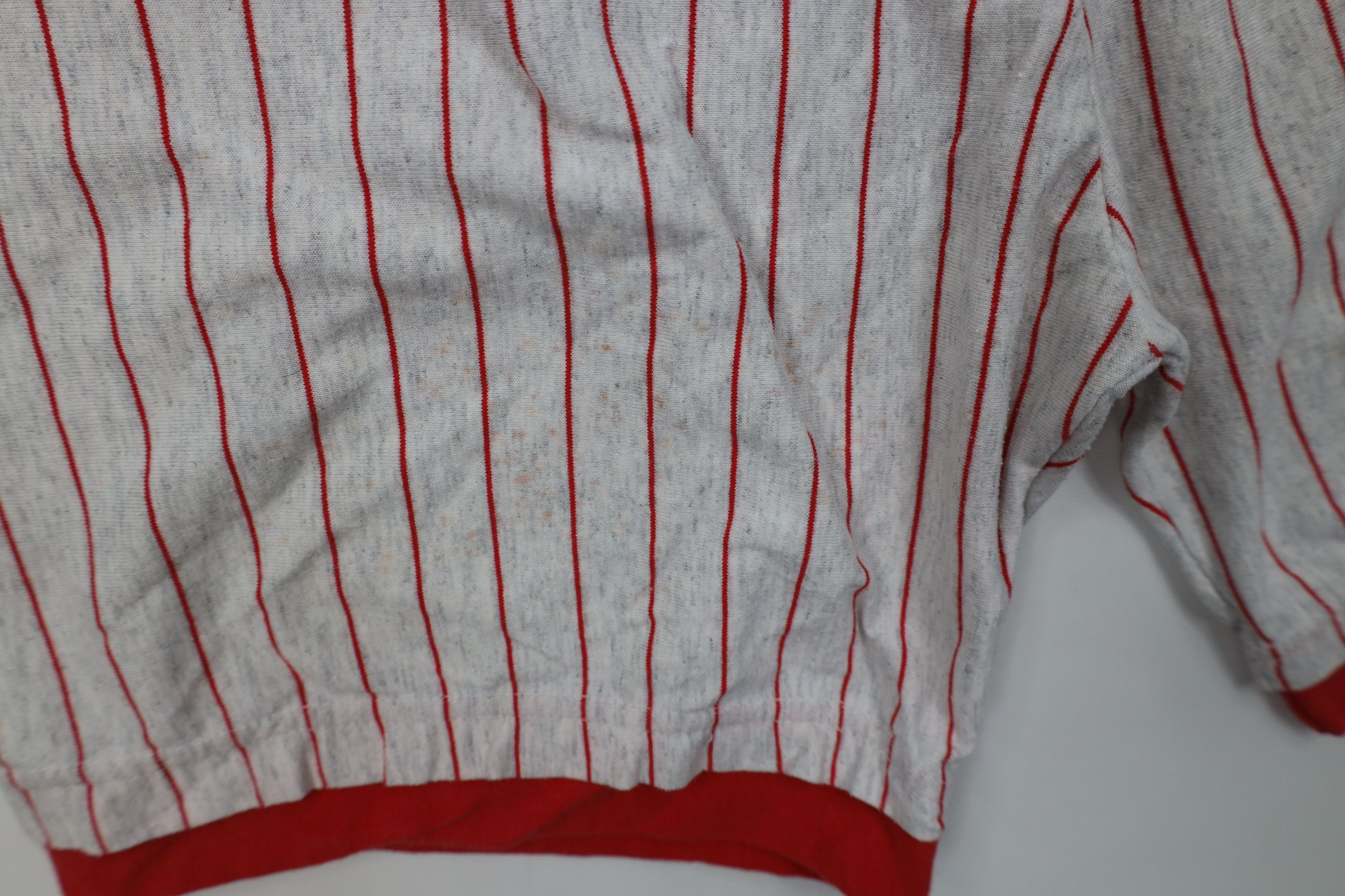 Vintage Vintage 90s Streetwear Layered Pinstriped Shorts Cotton USA Size US 32 / EU 48 - 5 Thumbnail