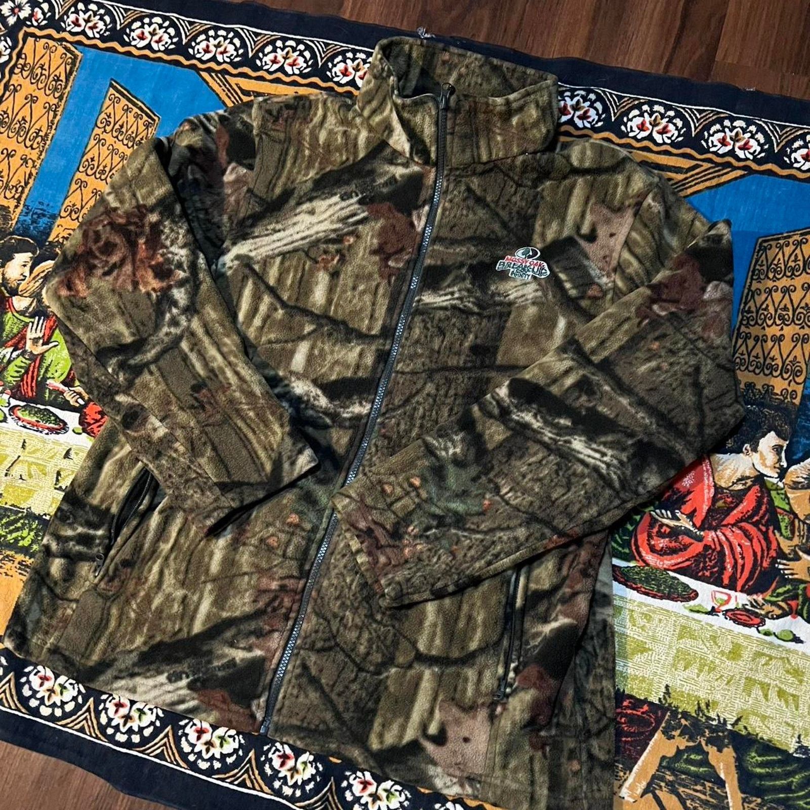 Carhartt × Mossy Oaks × Realtree Mens xl mossy oak camo zip up jacket fleece realtree baggy Size US XL / EU 56 / 4 - 2 Thumbnail