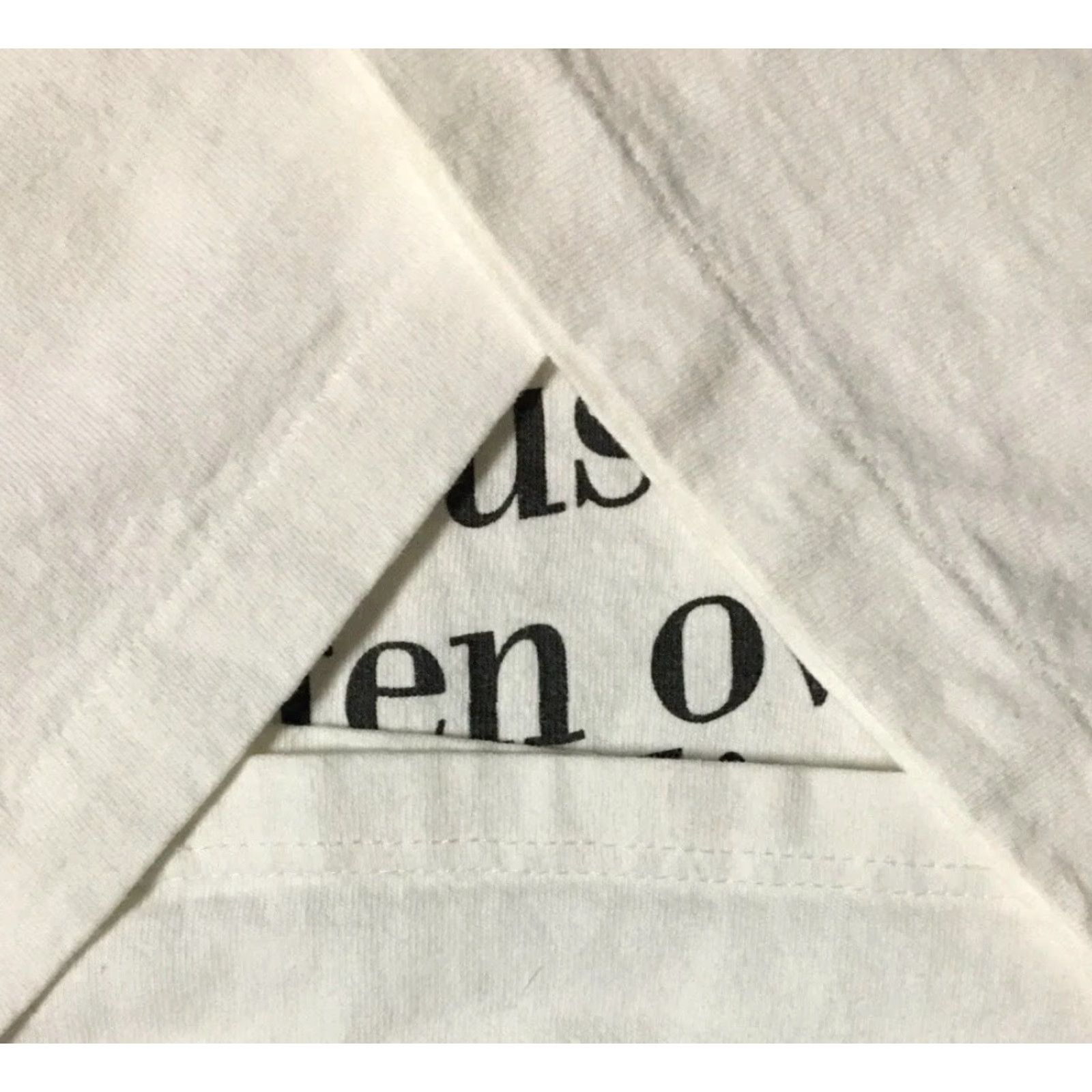 Vintage VINTAGE 90s Golf Lead Us Not To Ten Over Faded Shirt XL Funny Bible Verse God Grunge Shirt Mens XL White Tee Size US XL / EU 56 / 4 - 3 Thumbnail
