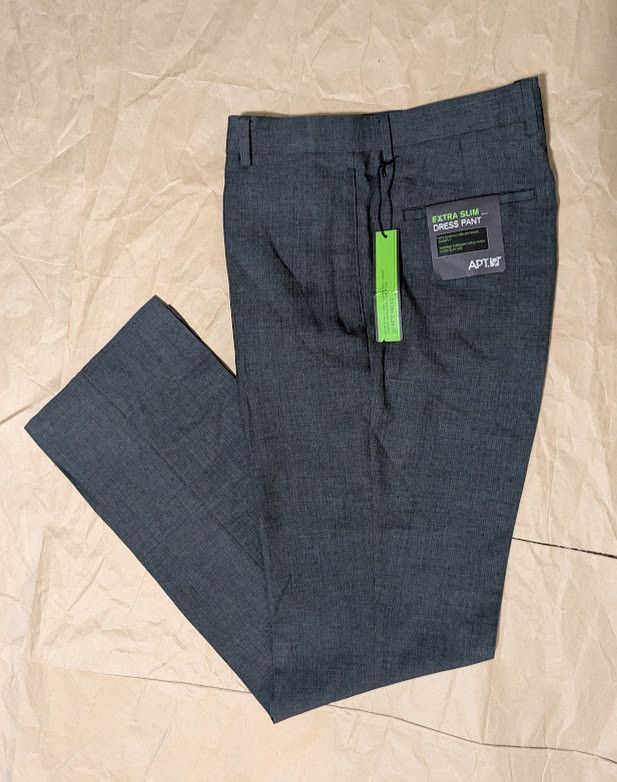 Apt. 9 APT.9 men's extra slim dress pants NWT Size US 33 - 3 Thumbnail