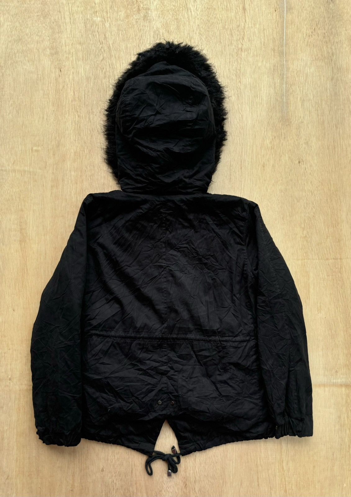 If Six Was Nine × Japanese Brand × Le Grande Bleu (L.G.B.) Fur Jacket Zara Woman Black Ifsixwasnine Lgb Style Size M / US 6-8 / IT 42-44 - 4 Thumbnail